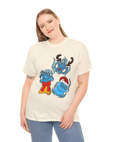 Twinkling Xmas Will O' Wisp - Adult Graphic Tee Shirt