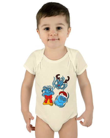 Xmas Will O Wisp - Infant Baby Rib Bodysuit
