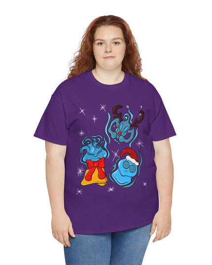 Twinkling Xmas Will O' Wisp - Adult Graphic Tee Shirt