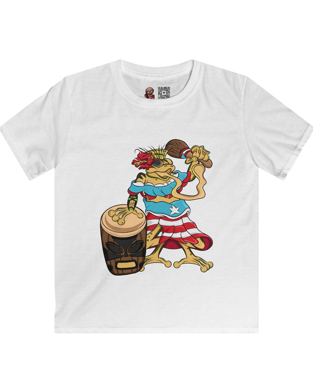 Puerto Rican Isabela Coquí - Kids SoftStyle Tee Shirt