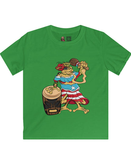 Puerto Rican Isabela Coquí - Kids SoftStyle Tee Shirt