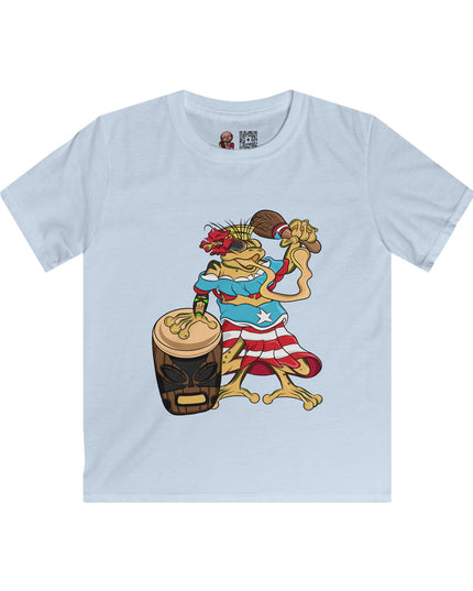 Puerto Rican Isabela Coquí - Kids SoftStyle Tee Shirt