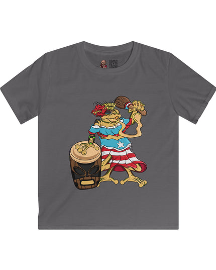 Puerto Rican Isabela Coquí - Kids SoftStyle Tee Shirt