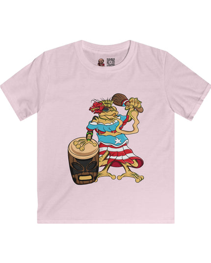 Puerto Rican Isabela Coquí - Kids SoftStyle Tee Shirt