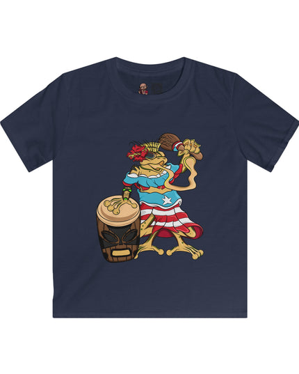 Puerto Rican Isabela Coquí - Kids SoftStyle Tee Shirt