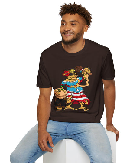 Unisex Graphic Tee Shirt - Puerto Rican Isabela Coqui