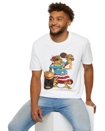 Unisex Graphic Tee Shirt - Puerto Rican Isabela Coqui