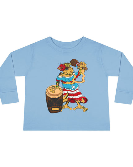 Toddler Long Sleeve Tee - Puerto Rican Isabella Coqui