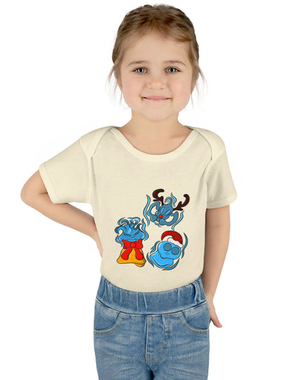 Xmas Will O Wisp - Infant Baby Rib Bodysuit