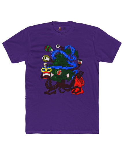 Christmas Treant - Adult Cotton Crew Tee Shirt