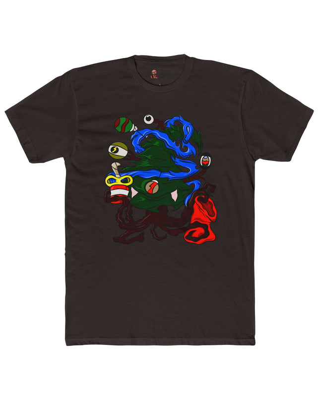Christmas Treant - Adult Cotton Crew Tee Shirt