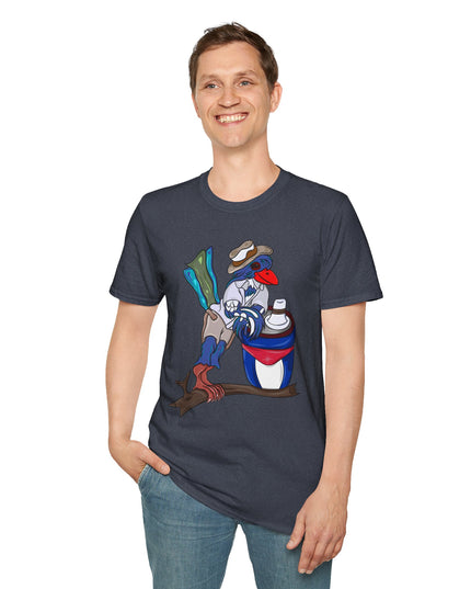 Mateo Armas the Cuban Trogon - Unisex Graphic Tee Shirt
