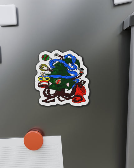 Christmas Treeant - Die-Cut Magnet