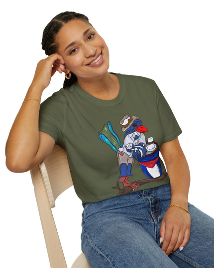Mateo Armas the Cuban Trogon - Unisex Graphic Tee Shirt