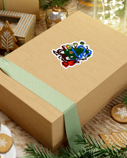 Christmas Treeant - Kiss-Cut Vinyl Decal Sticker