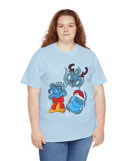 Twinkling Xmas Will O' Wisp - Adult Graphic Tee Shirt