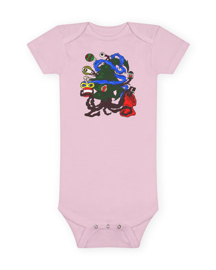 Christmas Treeant - Baby Short Sleeve Onesie