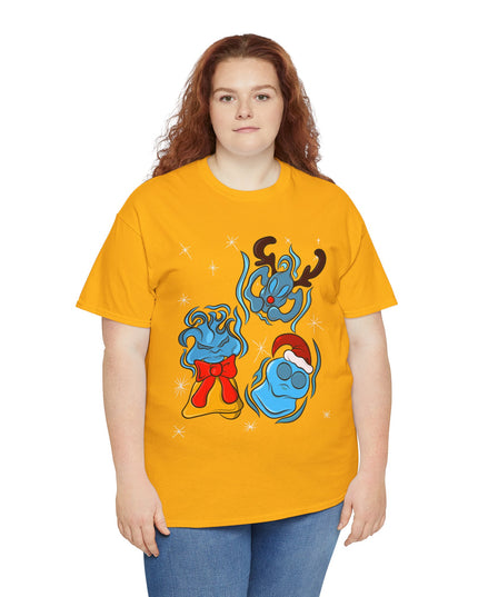 Twinkling Xmas Will O' Wisp - Adult Graphic Tee Shirt