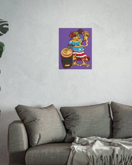 Puerto Rican Isabela Coqui - Satin or Matte Poster