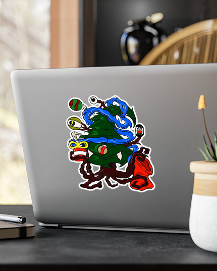 Christmas Treeant - Kiss-Cut Vinyl Decal Sticker