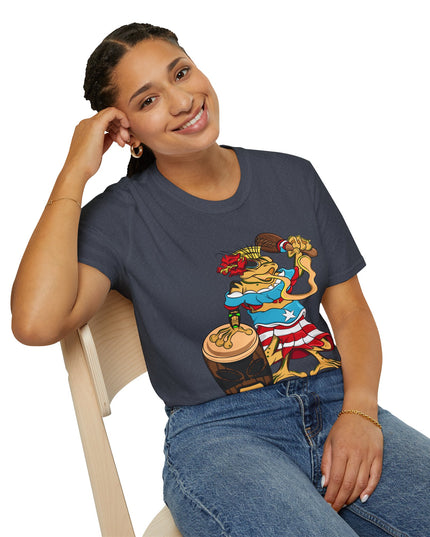 Unisex Graphic Tee Shirt - Puerto Rican Isabela Coqui