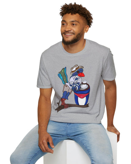 Mateo Armas the Cuban Trogon - Unisex Graphic Tee Shirt