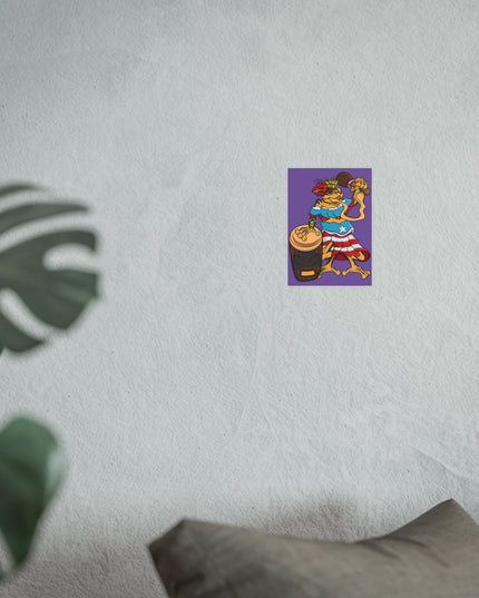 Satin or Matte Poster - Puerto Rican Isabela Coqui