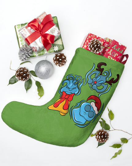 Xmas Will O' Wisp - Light Green Stocking