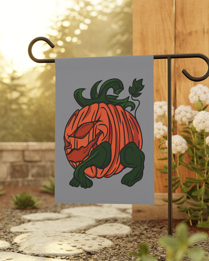 Garden Banner - Halloween Pumpkin Hog
