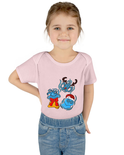 Xmas Will O Wisp - Infant Baby Rib Bodysuit