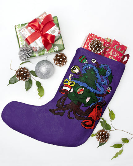 Christmas Treeant - Purple Stocking