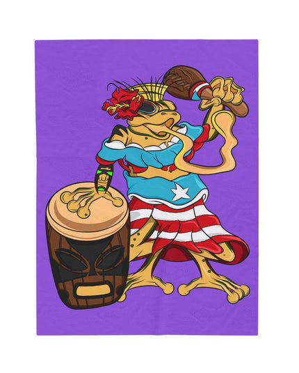 Puerto Rican Isabella Coqui - Plush Blanket
