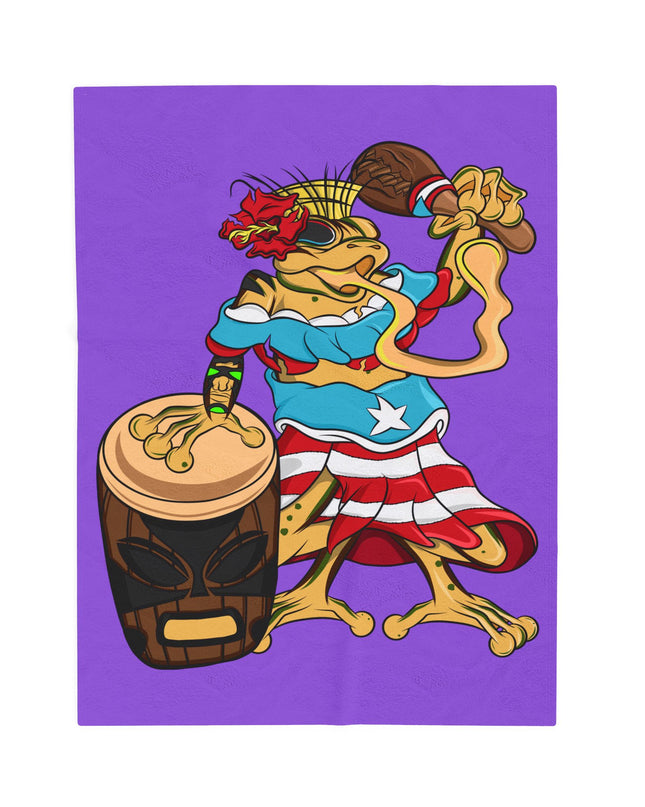 Puerto Rican Isabella Coqui - Plush Blanket