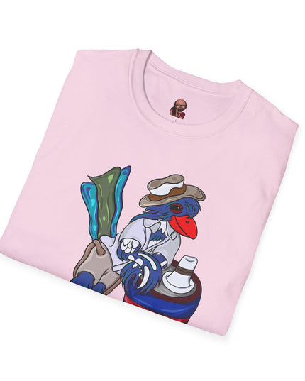 Mateo Armas the Cuban Trogon - Unisex Graphic Tee Shirt