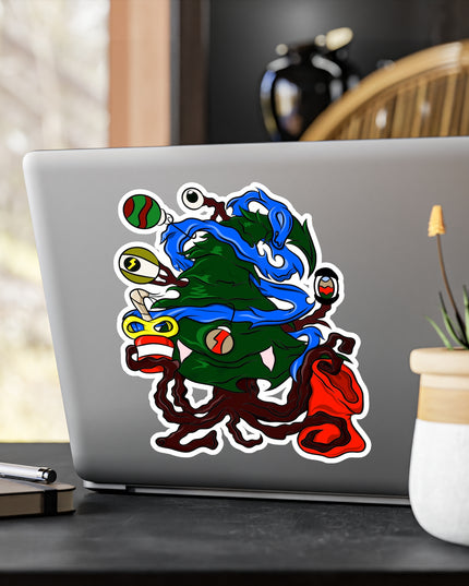 Christmas Treeant - Kiss-Cut Vinyl Decal Sticker
