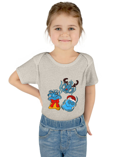 Xmas Will O Wisp - Infant Baby Rib Bodysuit