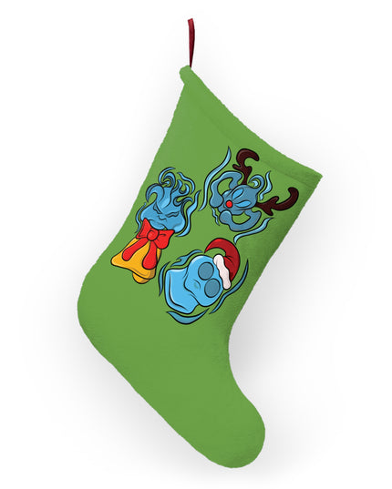 Xmas Will O' Wisp - Light Green Stocking