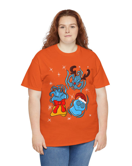 Twinkling Xmas Will O' Wisp - Adult Graphic Tee Shirt