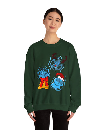 Xmas Will O' Wisp - Unisex Heavy Blend Crewneck Sweatshirt