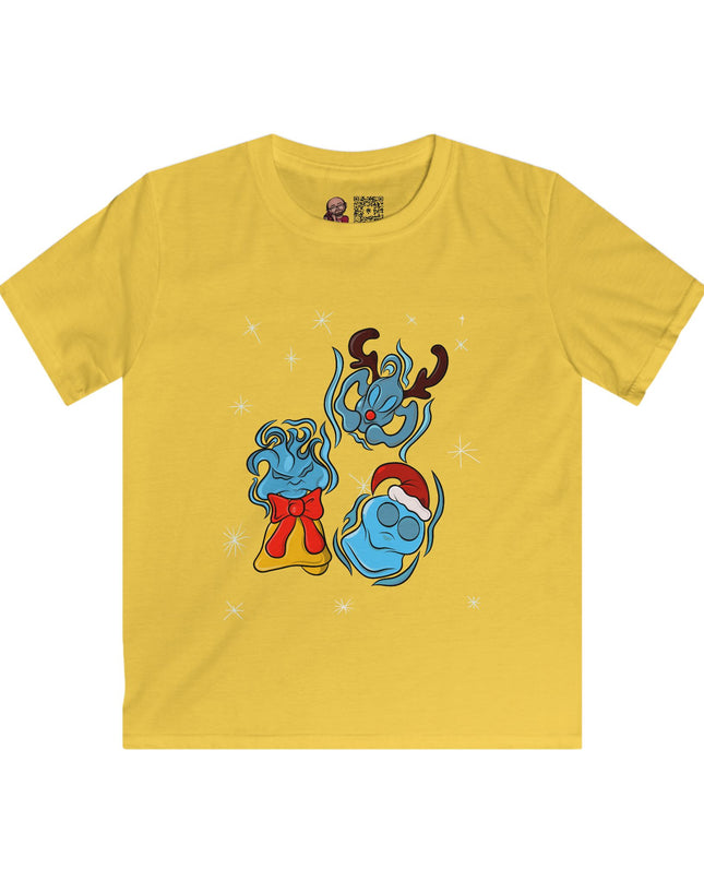 Twinkling Xmas Will O Wisp - Kids SoftStyle Tee Shirt