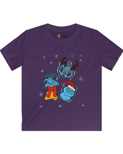 Twinkling Xmas Will O Wisp - Kids SoftStyle Tee Shirt