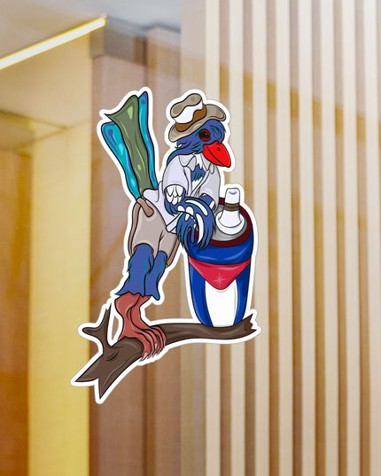 Mateo Armas Trogon - Kiss-Cut Vinyl Decal Sticker