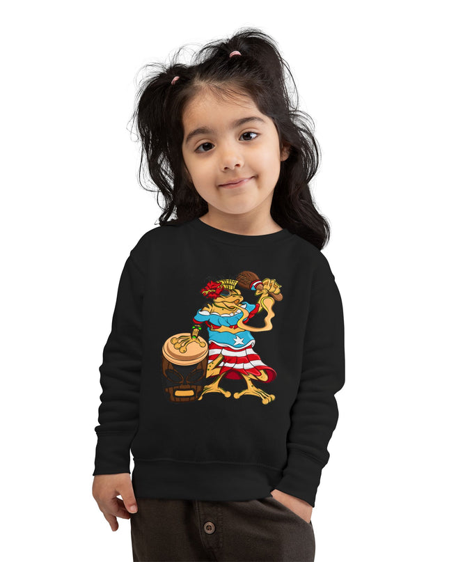 Puerto Rican Isabella Coqui Toddler Sweatshirt