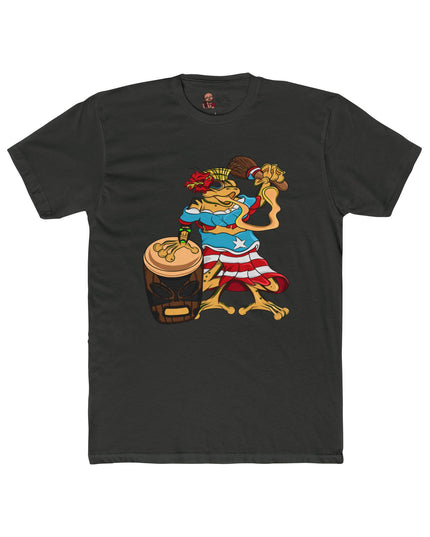 Puerto Rican Isabella Coquí - Adult Cotton Crew Tee Shirt