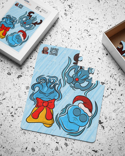 Sparkling Xmas Will o Wisp 30-Piece Kids Puzzle