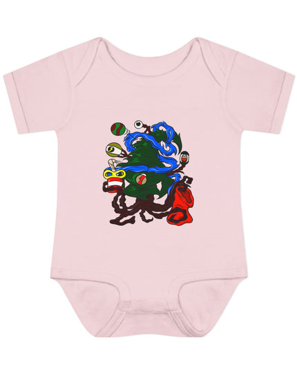 Christmas Treeant - Infant Baby Rib Bodysuit