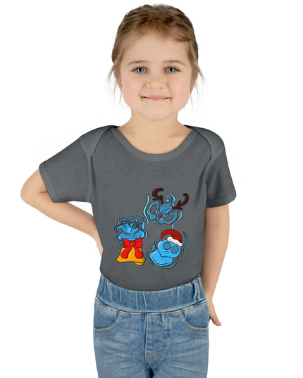 Xmas Will O Wisp - Infant Baby Rib Bodysuit