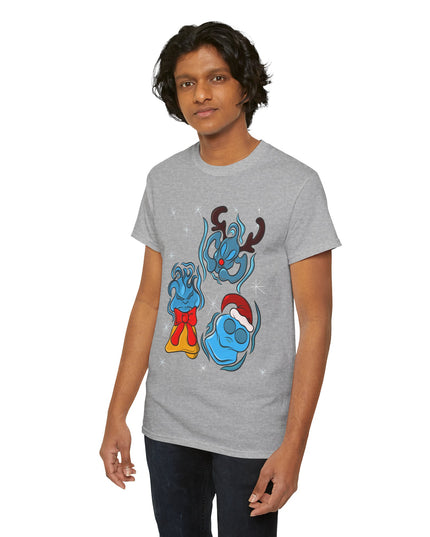 Twinkling Xmas Will O' Wisp - Adult Graphic Tee Shirt