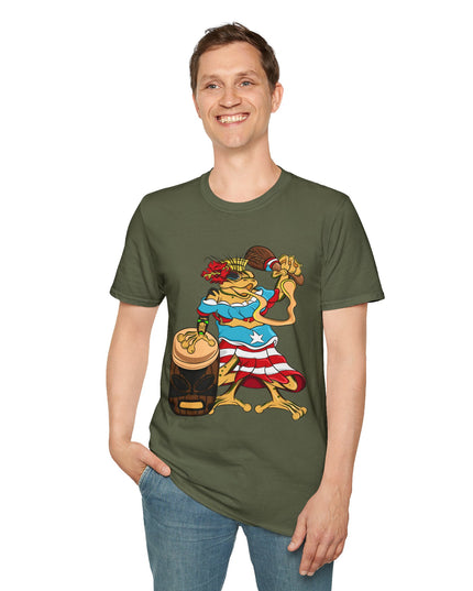 Unisex Graphic Tee Shirt - Puerto Rican Isabela Coqui