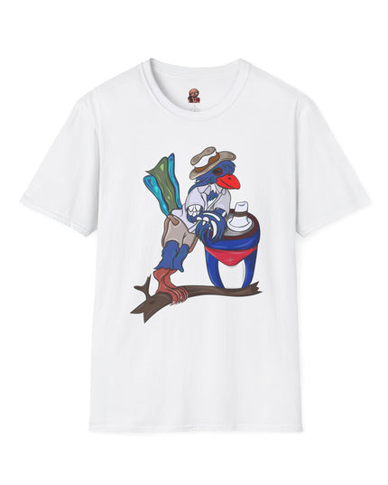 Mateo Armas the Cuban Trogon - Unisex Graphic Tee Shirt